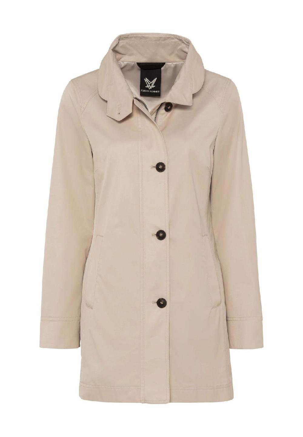 FUCHS SCHMITT Trenchcoat Stehkragen Eingrifftaschen für Damen Großer Ausverkauf