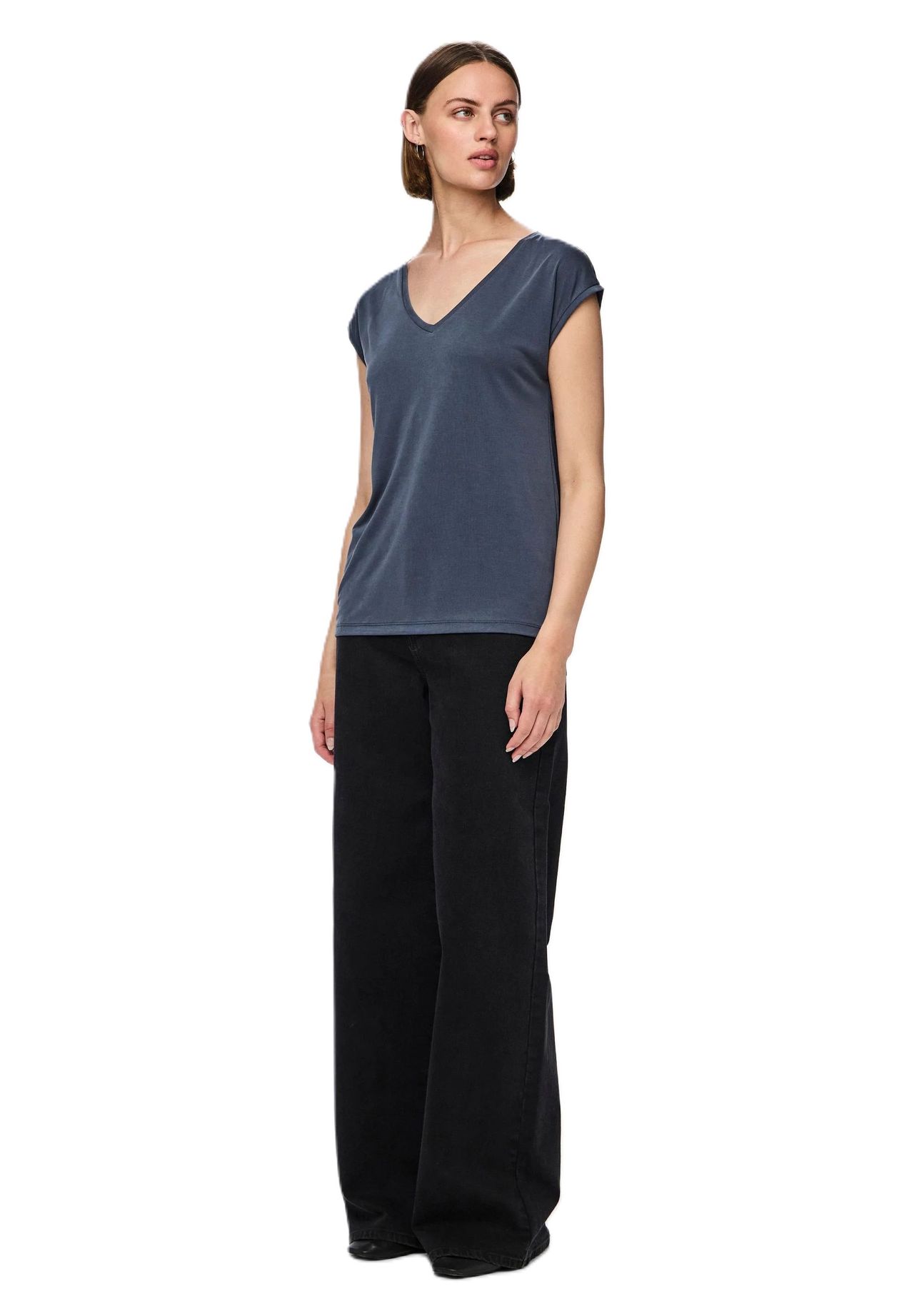 PIECES T-Shirt V-Ausschnitt für Damen Osterangebot