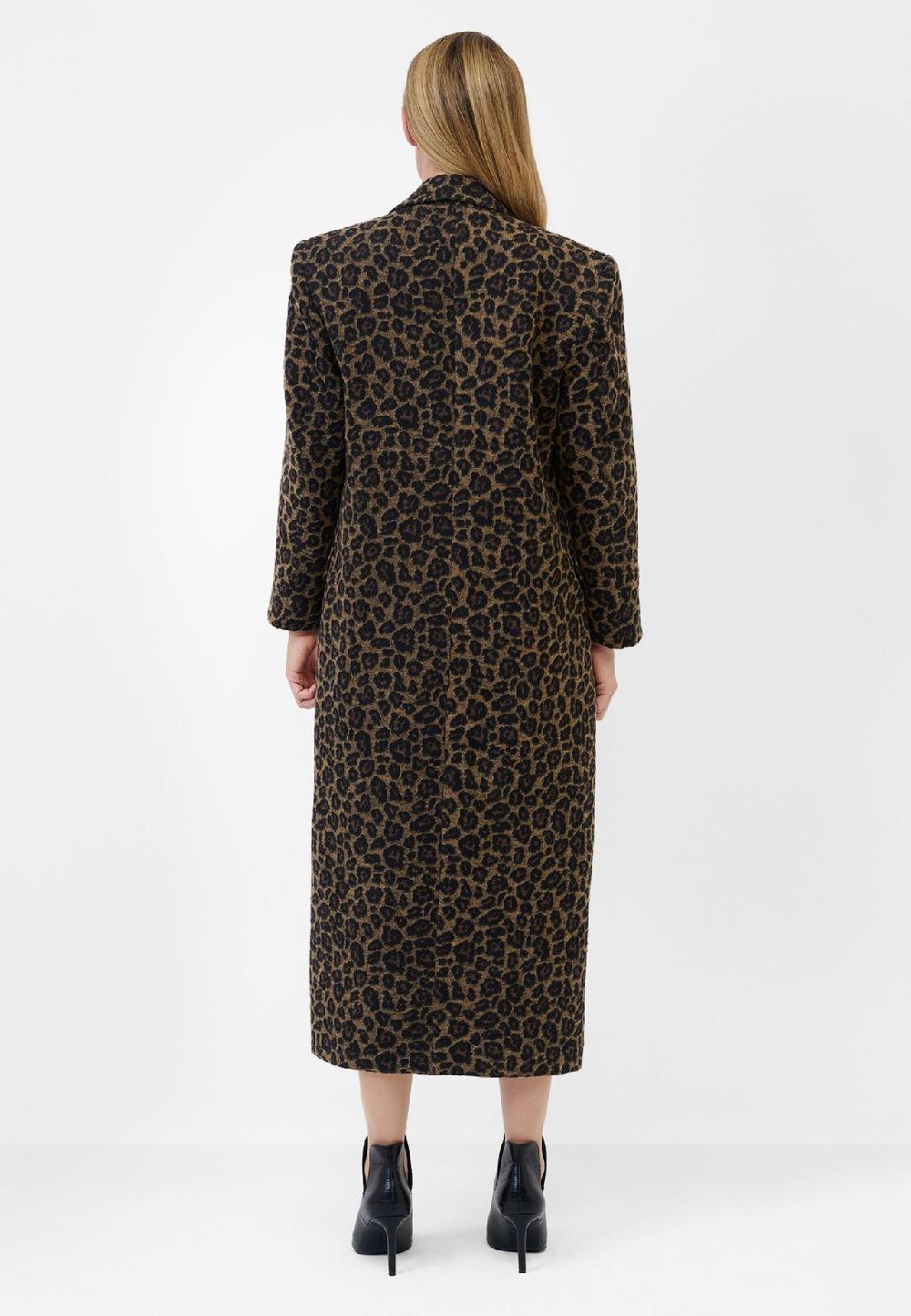 RICANO Damen Mantel Fabiana mit Leopardenmuster Zeitlich begrenztes Angebot
