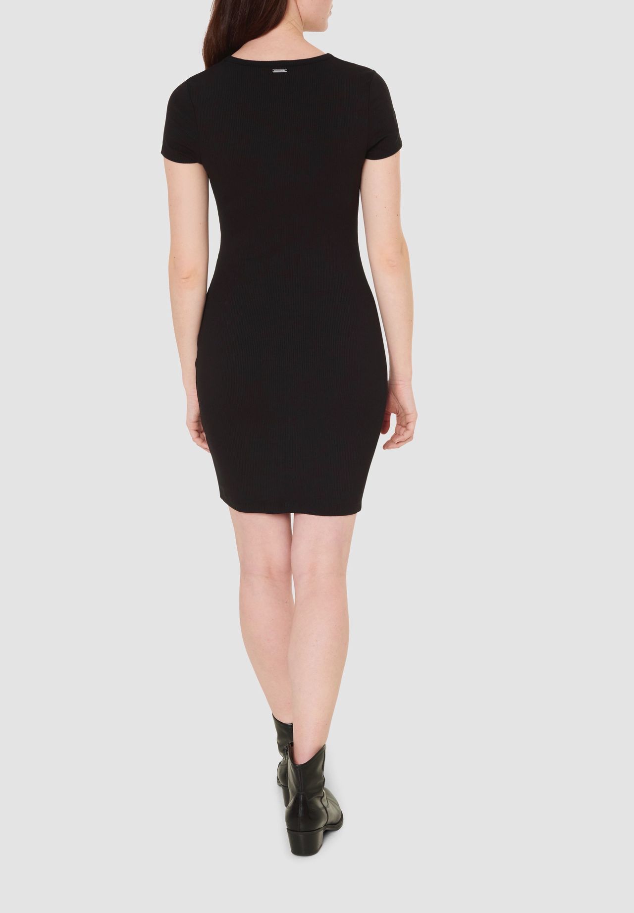 GUESS Kleid "Lana" Rundhals oberschenkellang Cutout für Damen Tägliche Deals