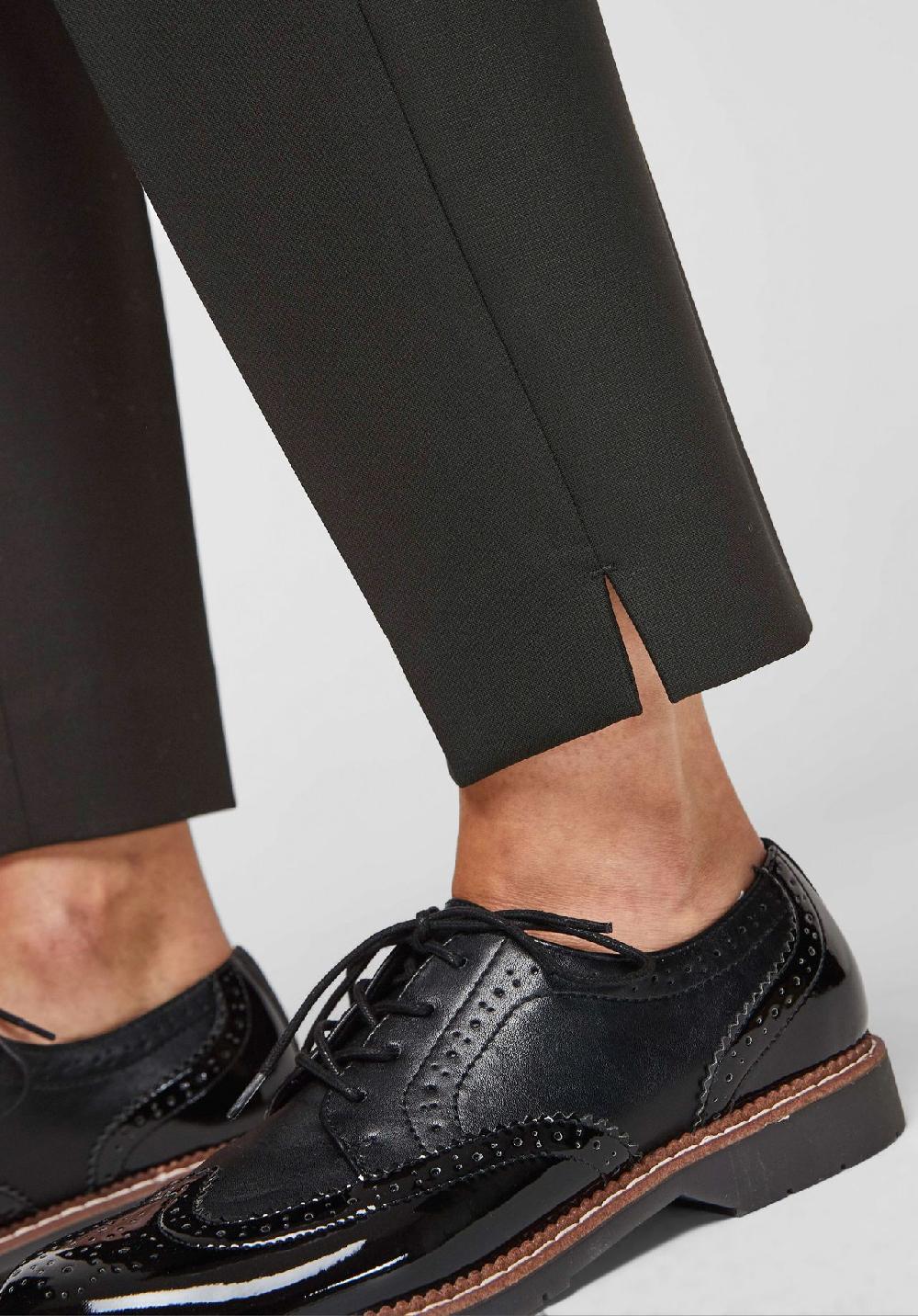 s.Oliver BLACK LABEL Stoffhose 7/8-Länge französische Taschen für Damen Kostenlose Rückgabe