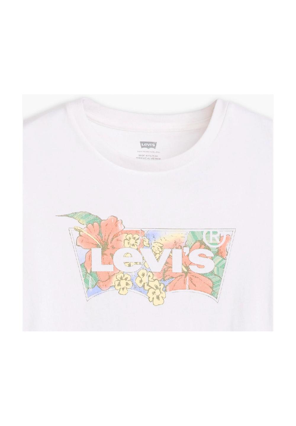 Levi's® T-Shirt Baumwolle Logo-Print für Damen Letzte 2 Tage
