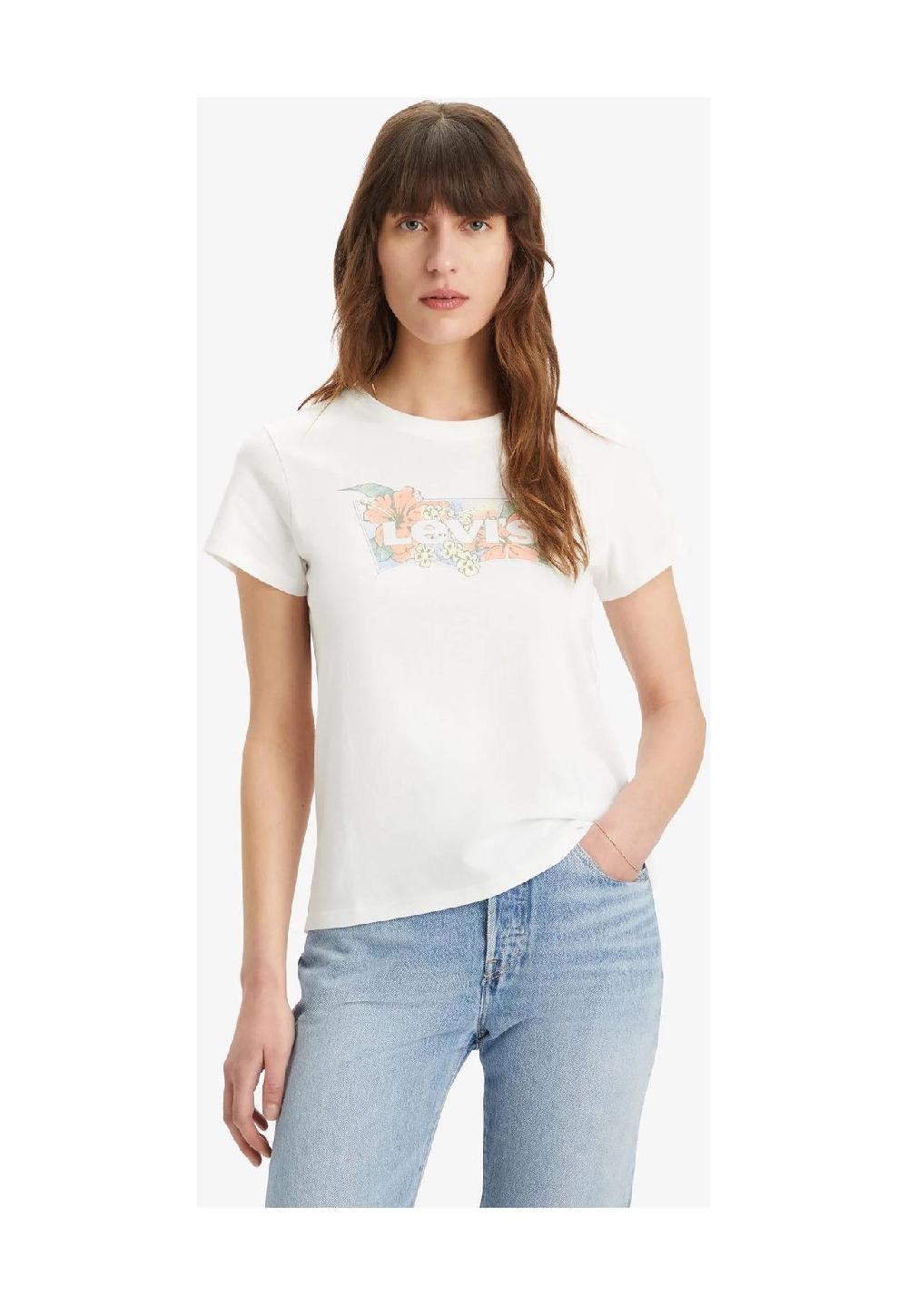 Levi's® T-Shirt Baumwolle Logo-Print für Damen Letzte 2 Tage