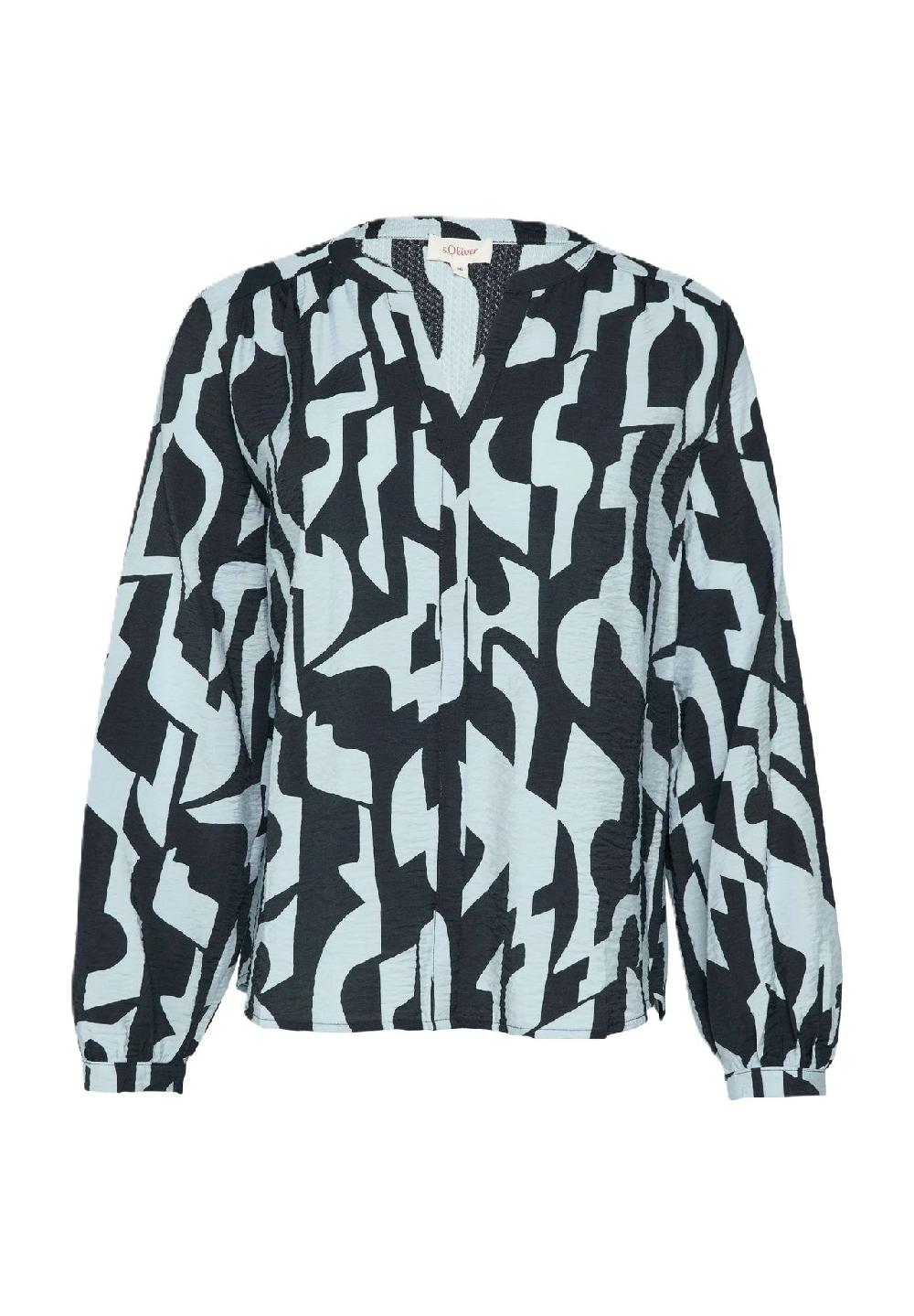 s.Oliver Shirtbluse Split-Neck für Damen Speichern exportieren