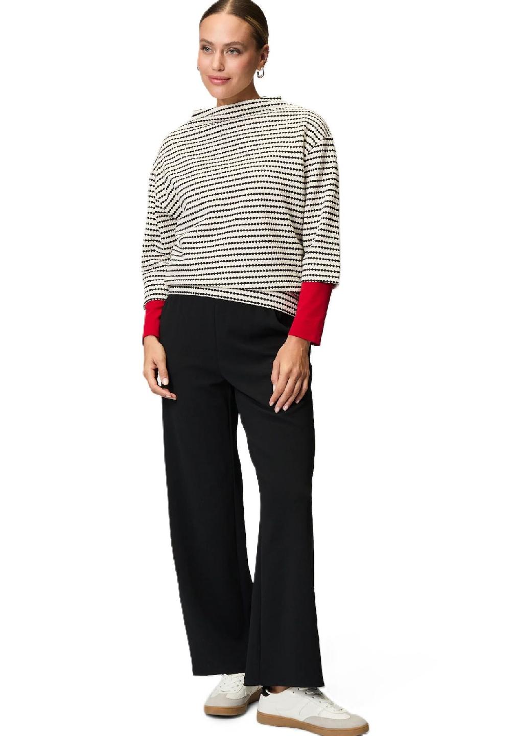 zero Sweatshirt 3/4-Arm Stehkragen für Damen Auslauf