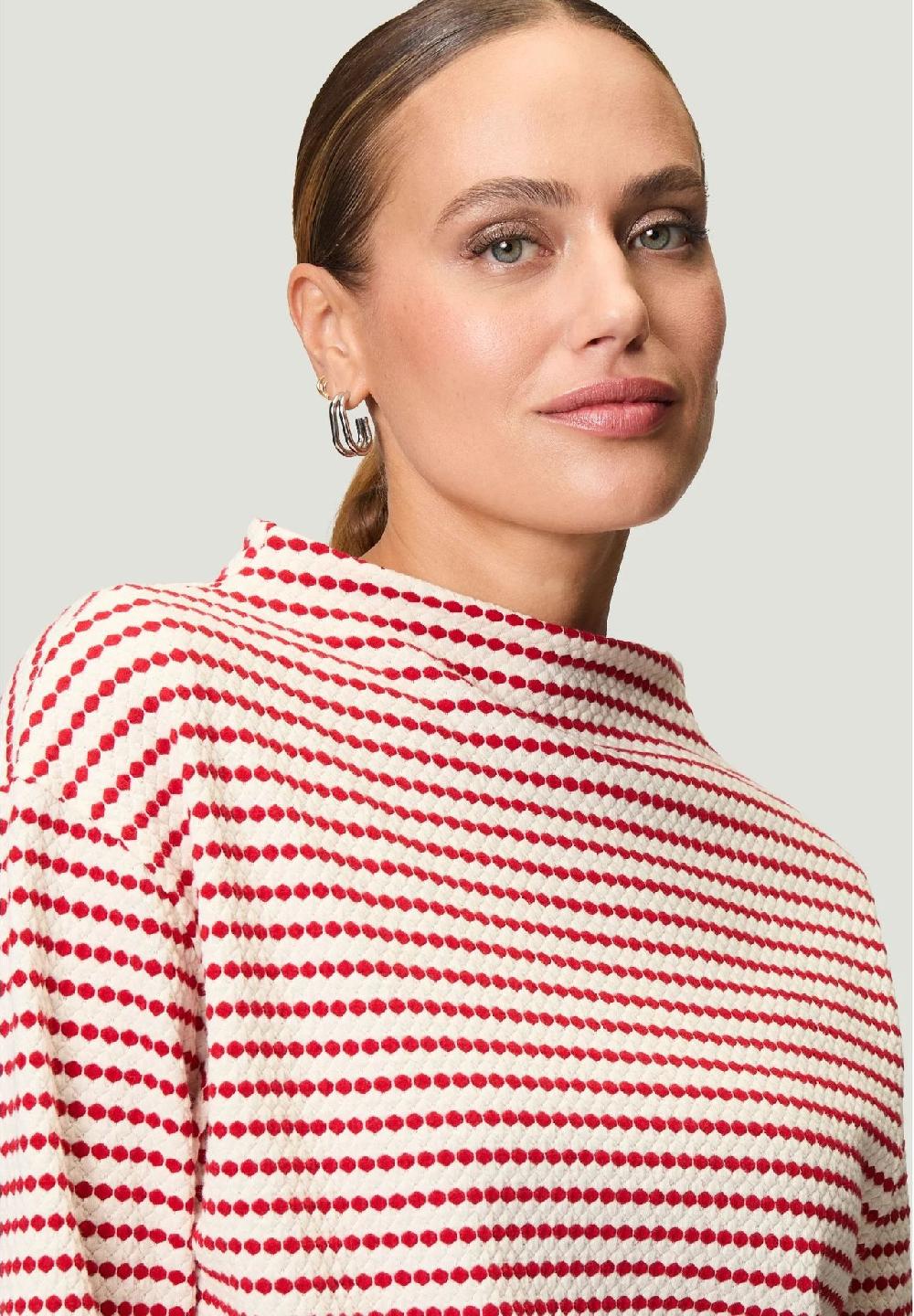 zero Sweatshirt 3/4-Arm Stehkragen für Damen Verkauf