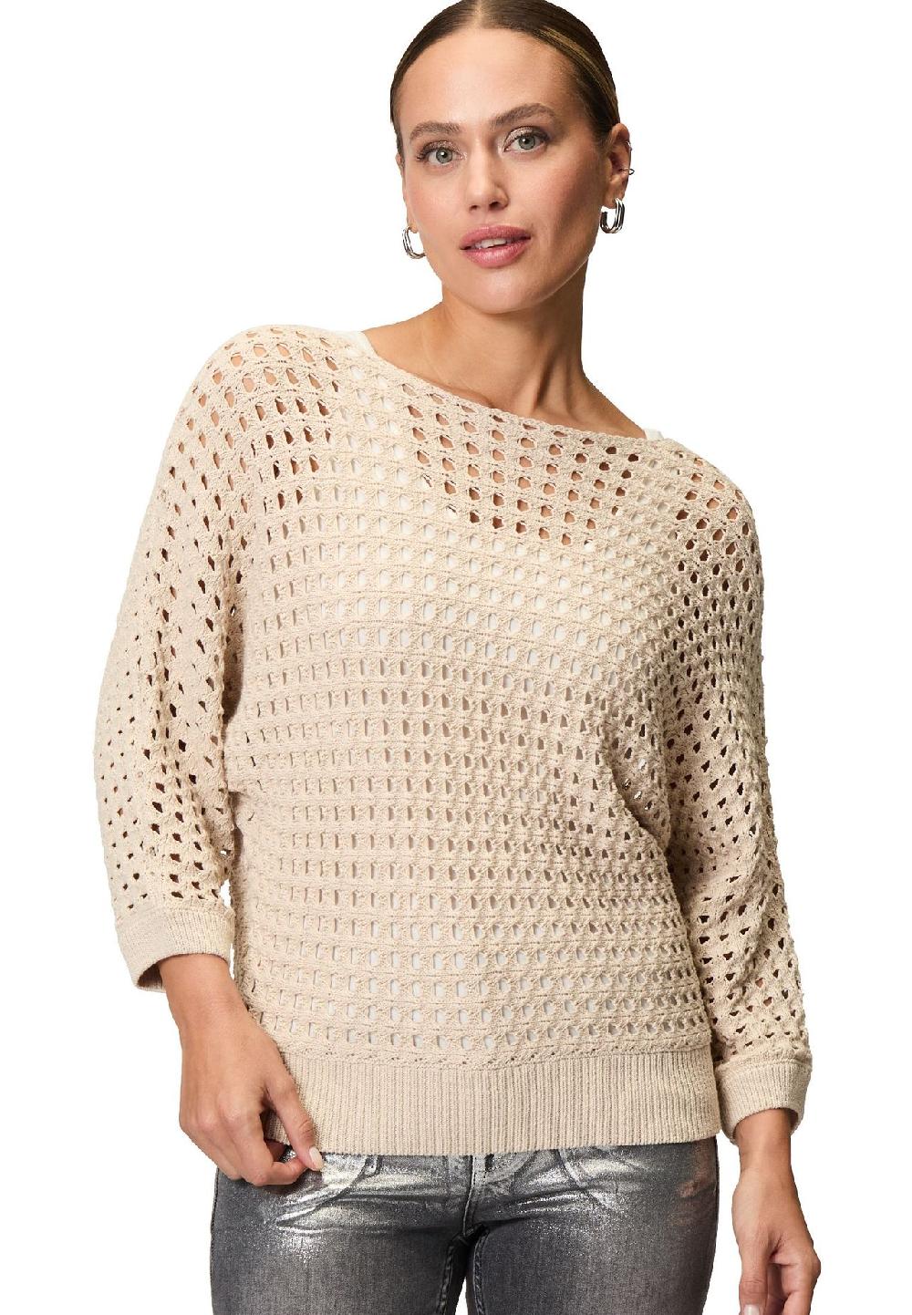 zero Pullover Dreiviertelarm Rundhalsausschnitt für Damen im Angebot