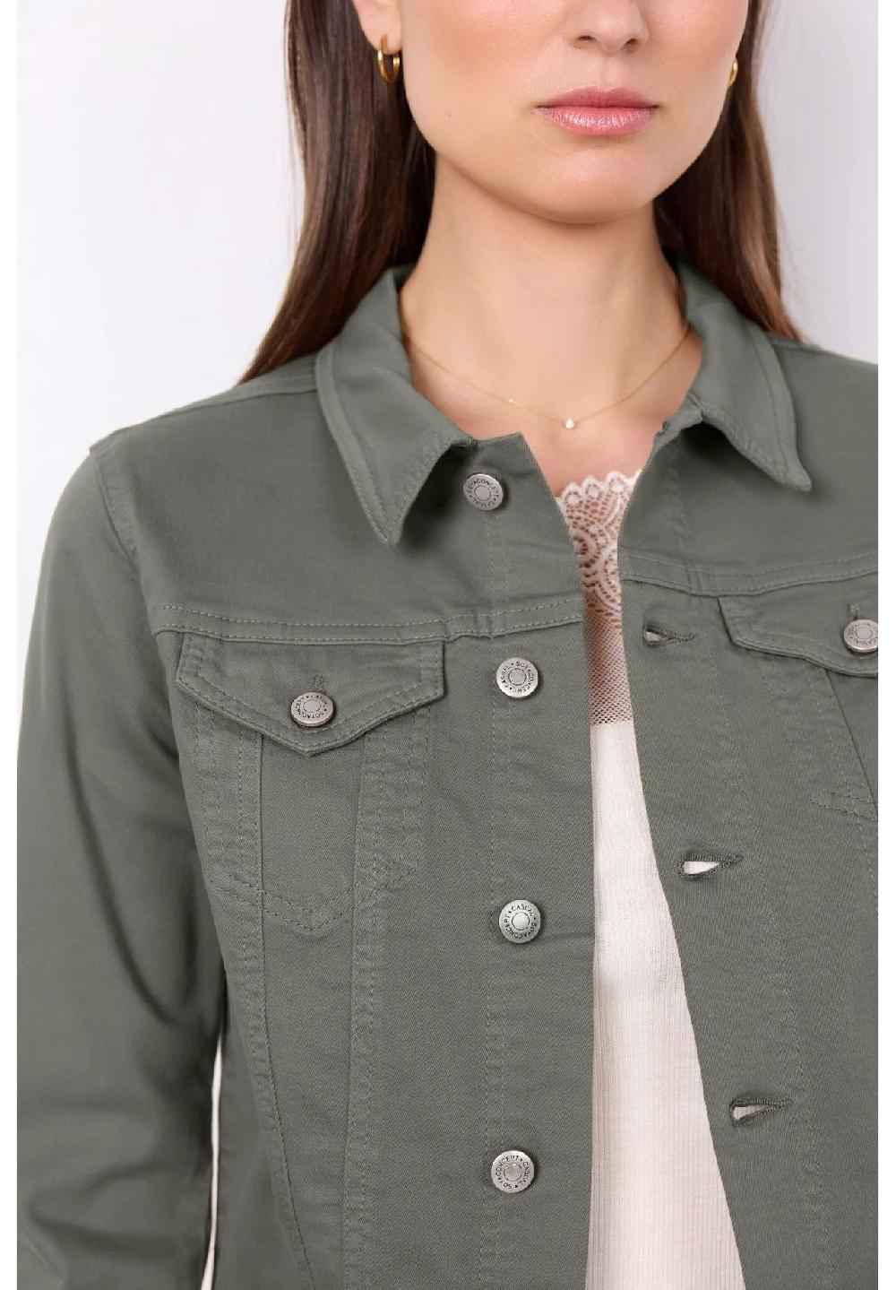 SOYACONCEPT Jeansjacke "SC-Erna 2" Brusttaschen Knopfleiste für Damen Online Shopping