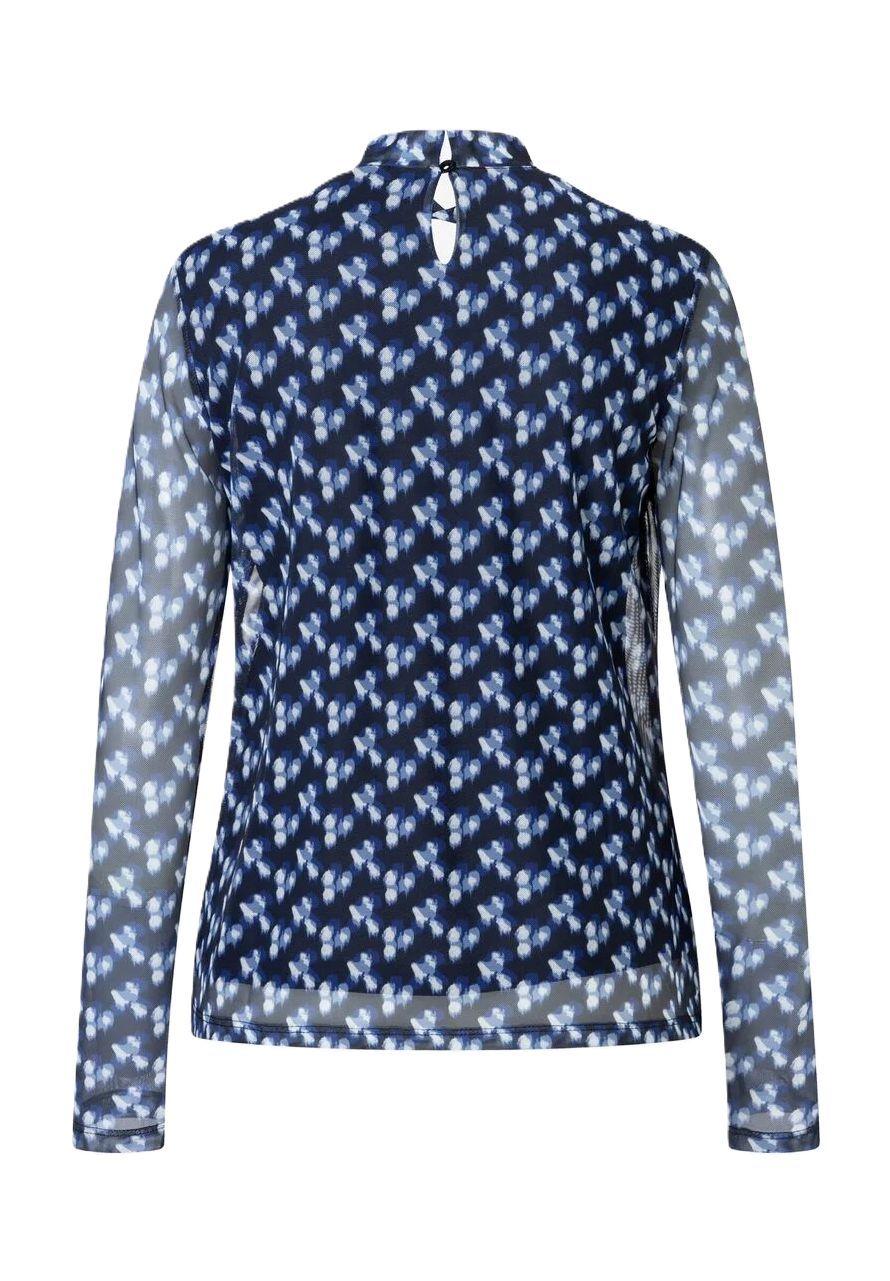 MORE & MORE Shirtbluse Schlüsselloch-Ausschnitt für Damen Saisonschlussverkauf