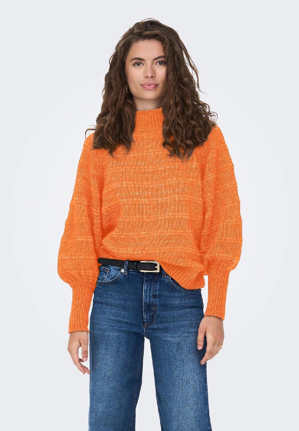ONLY® Strickpullover "Celina" Stehkragen für Damen Lagerräumung