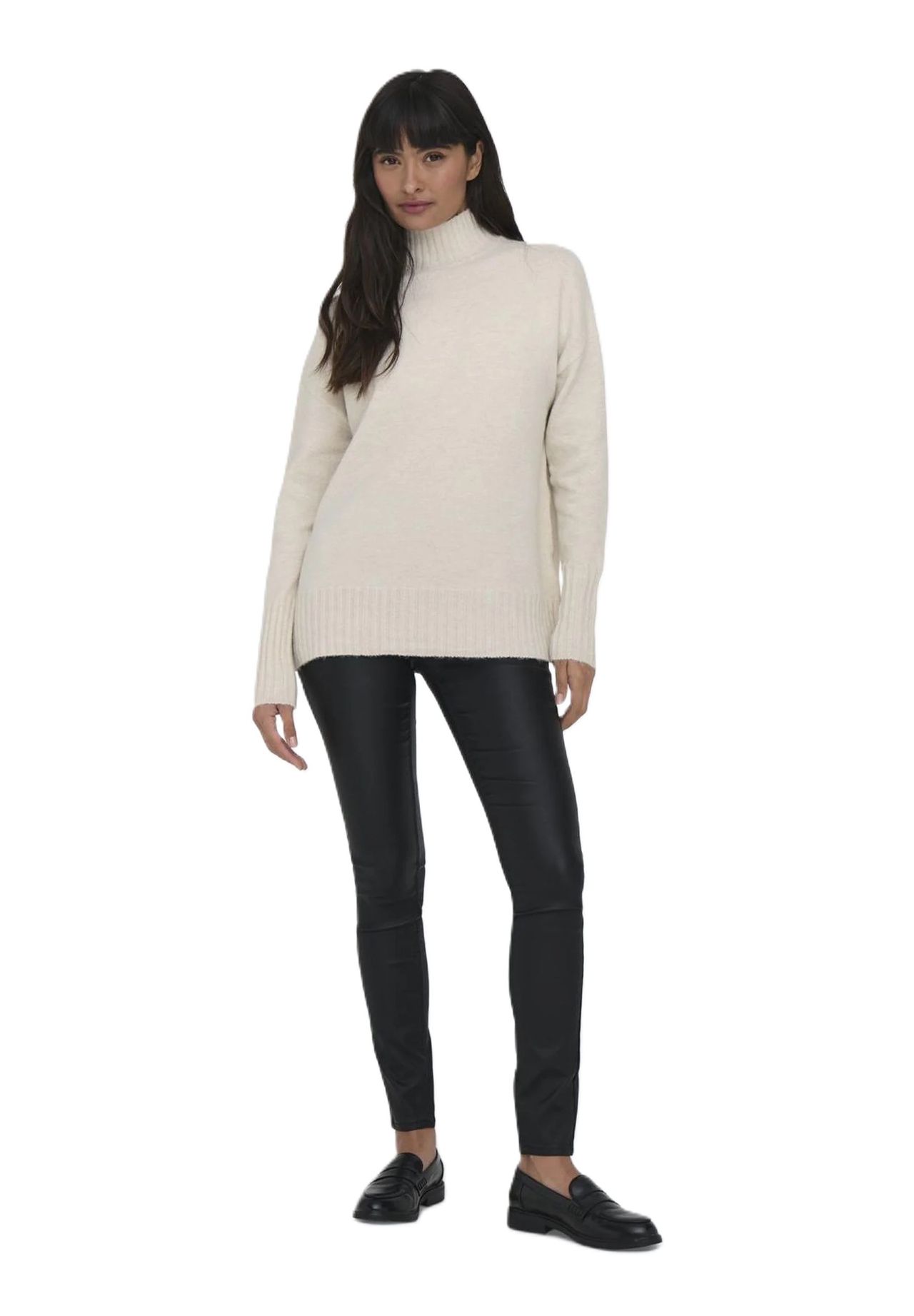 ONLY® Strickpullover "Gabriel" Stehkragen für Damen Online Outlet