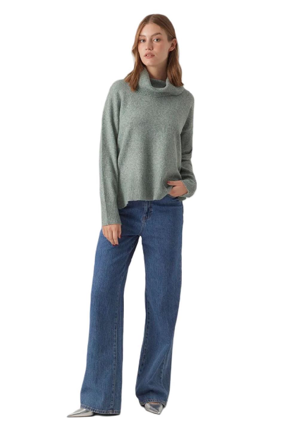 VERO MODA® Strickpullover Regular-Fit Rollkragen für Damen Exklusive Angebote