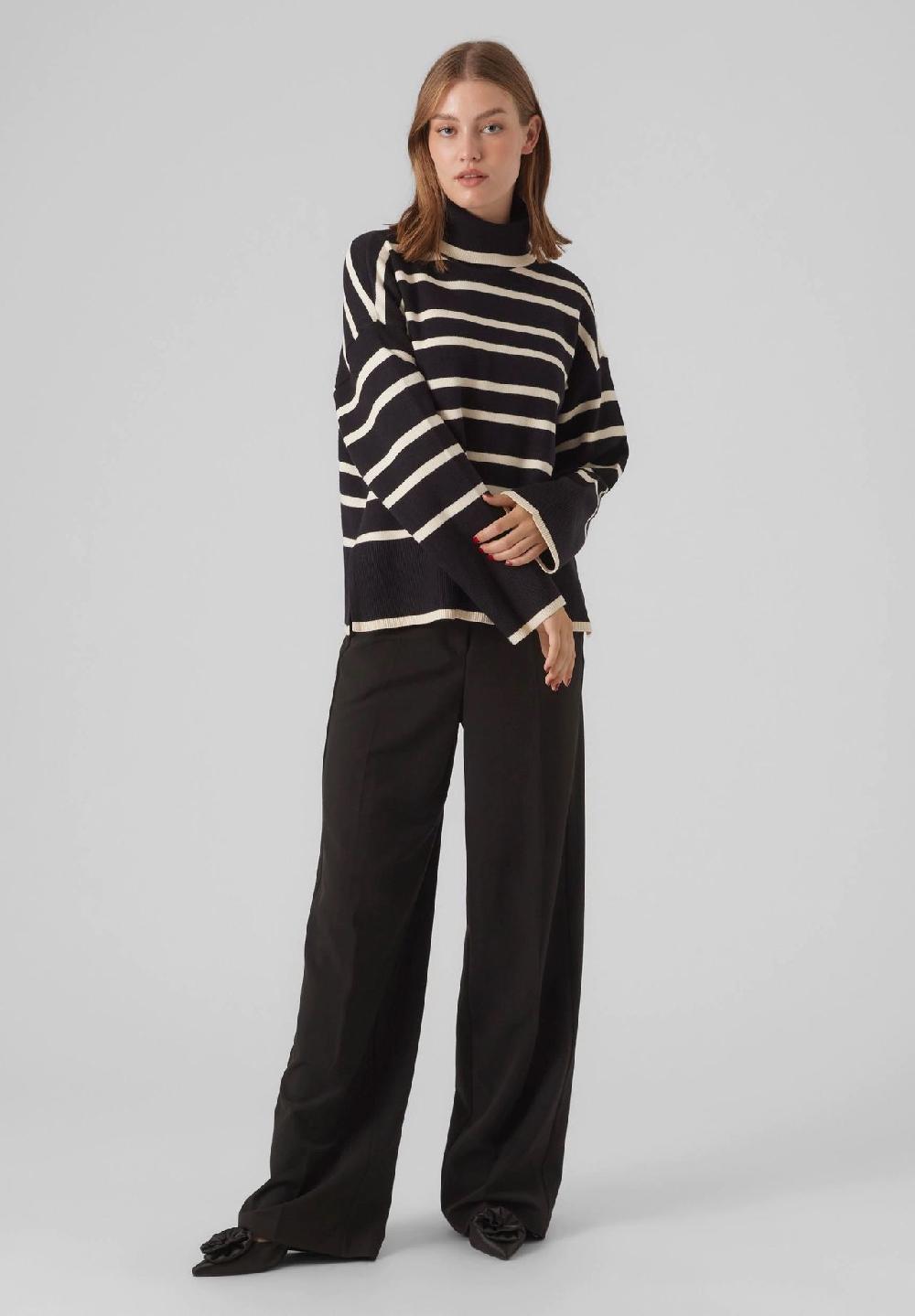 VERO MODA® Pullover Strick Rollkragen für Damen Blitzangebot
