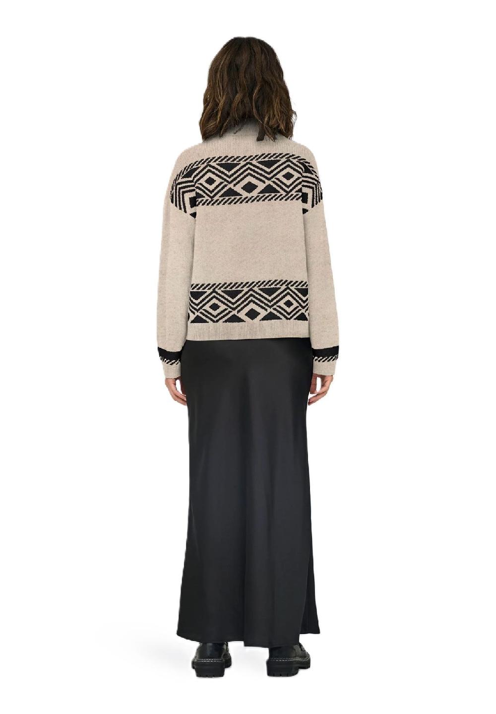 ONLY® Strickpullover "Victor" Stehkragen für Damen Tiefpreis