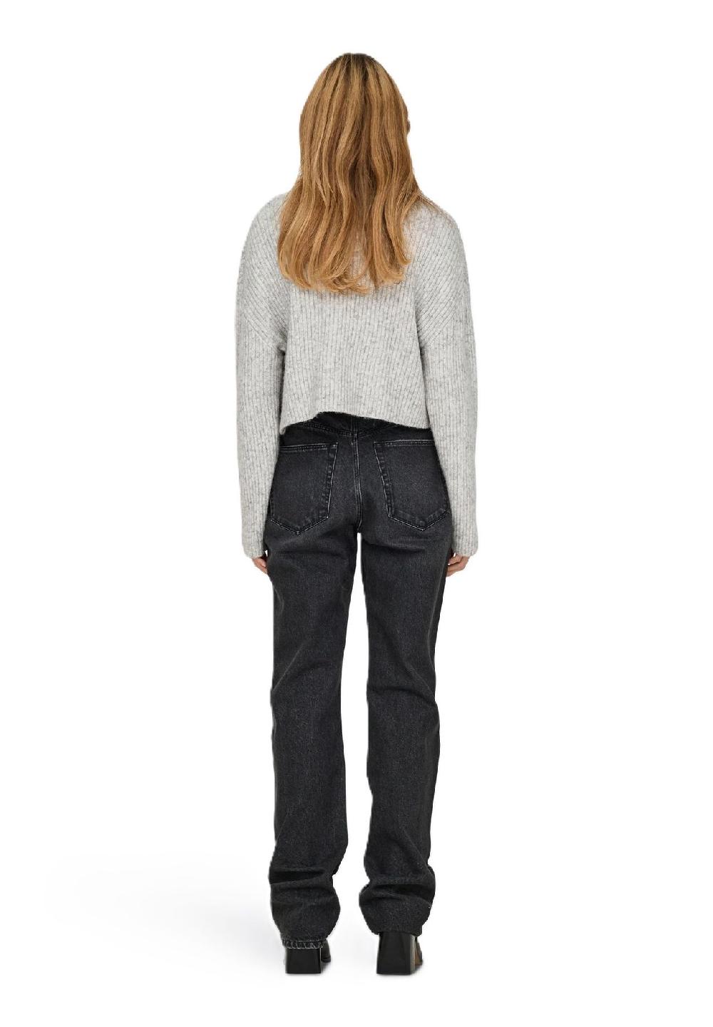 ONLY® Rollkragenpullover "Melanie" Rippbündchen für Damen Super Sparpreis
