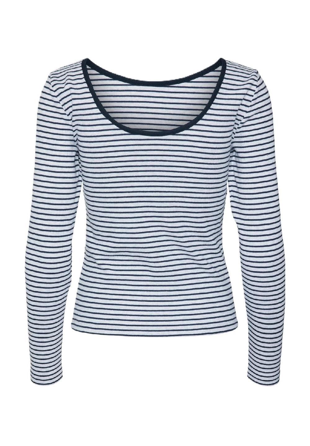 VERO MODA® Langarmshirt "Chloe" U-Ausschnitt für Damen Neueste Stile