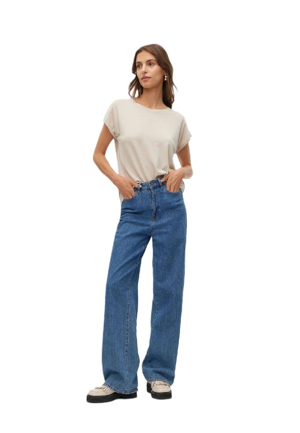 VERO MODA® T-Shirt "Lava" Rundhals für Damen Letzter Tag