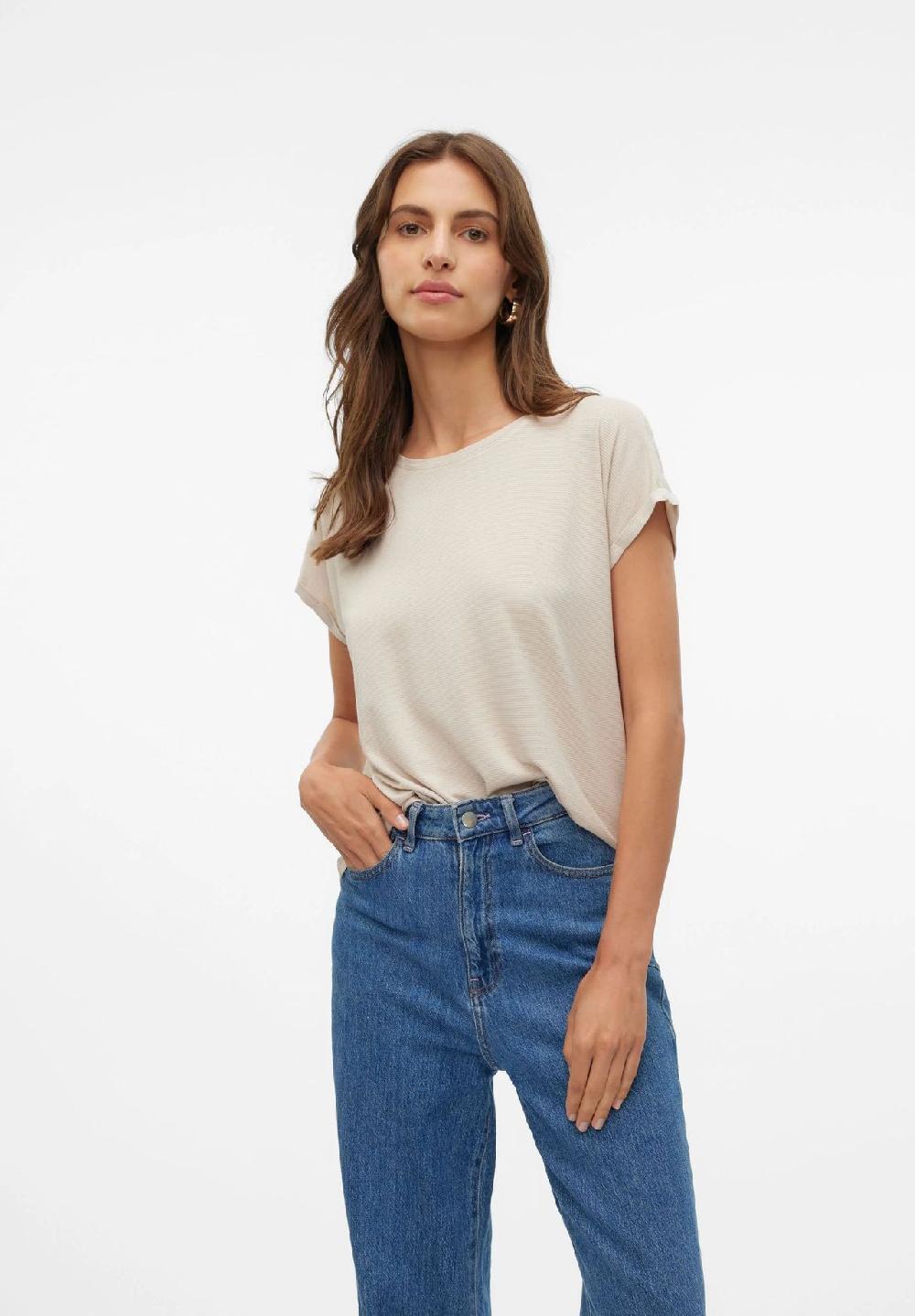 VERO MODA® T-Shirt "Lava" Rundhals für Damen Letzter Tag