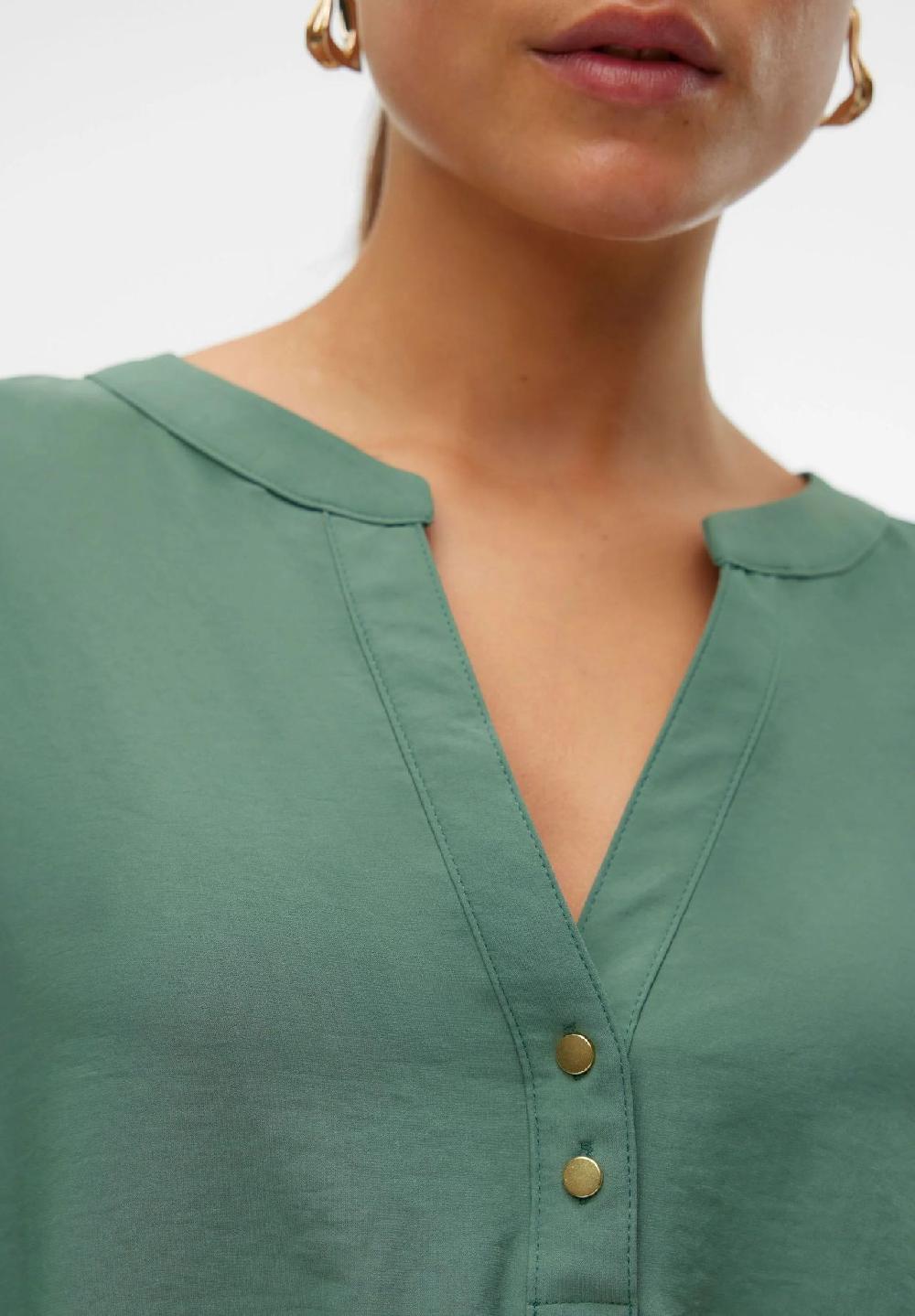 VERO MODA® Blusenshirt Split-Neck für Damen Nur für heute