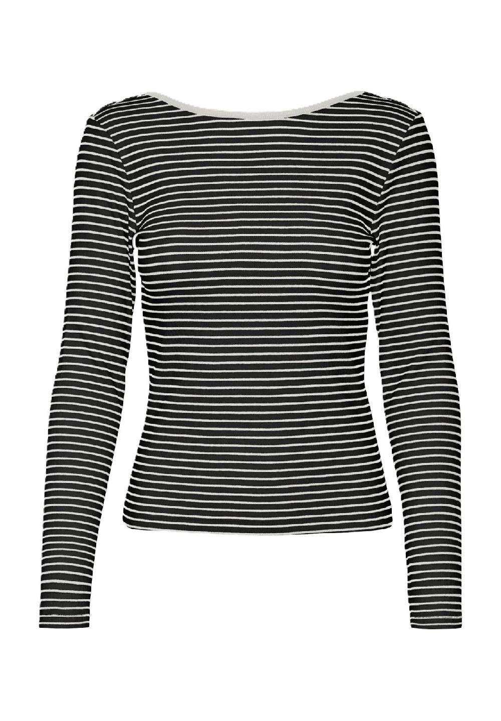 VERO MODA® Langarmshirt "Chloe" U-Ausschnitt für Damen Vierteljährliche Förderung