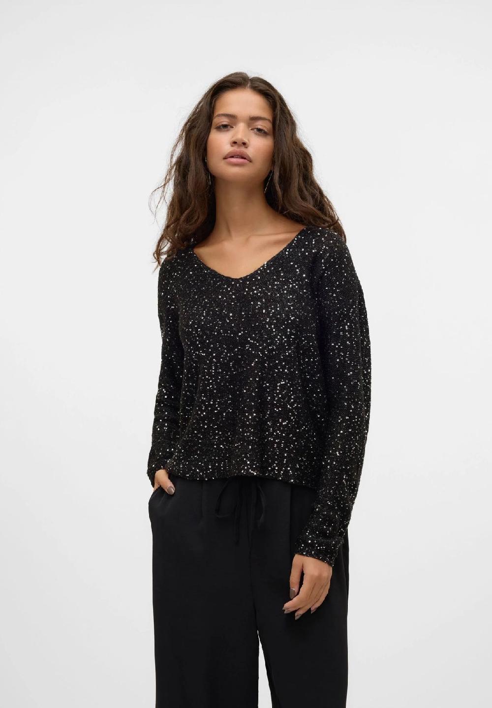 VERO MODA® Strickpullover Pailletten für Damen Bis zu 55% Rabatt