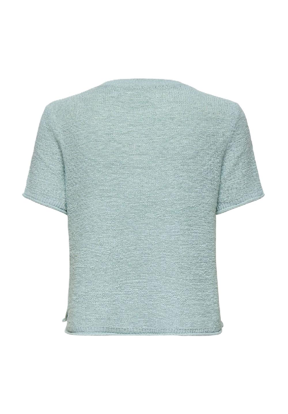 ONLY® Strickpullover Kurzarm Seitenschlitze für Damen Riesige Rabatte