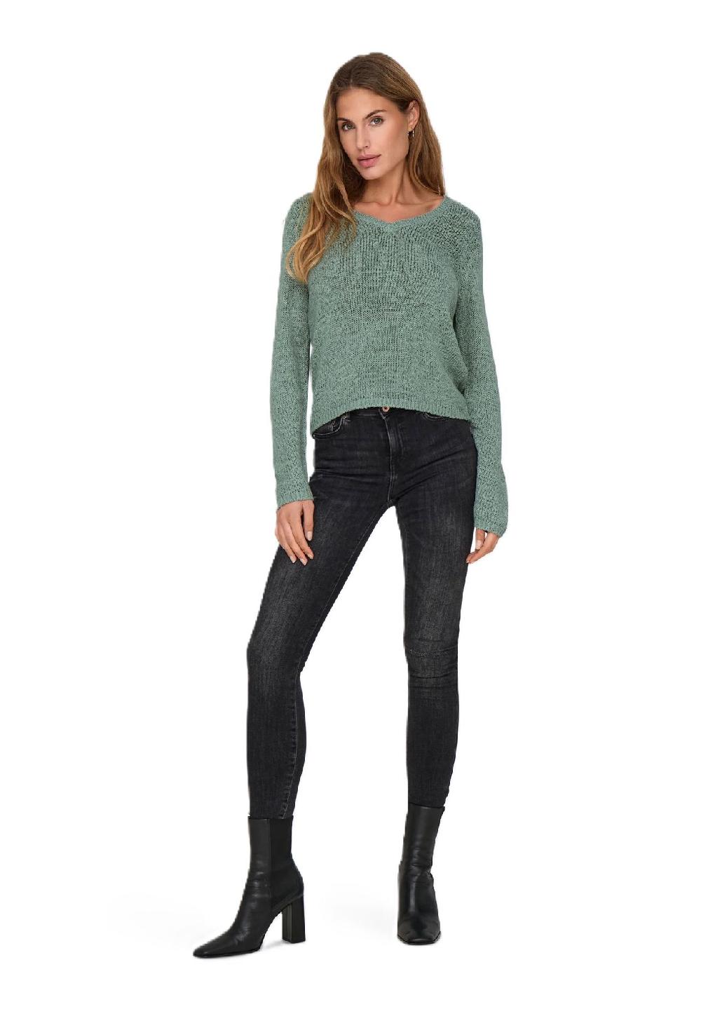 ONLY® Strickpullover V-Ausschnitt für Damen Fabrikladen