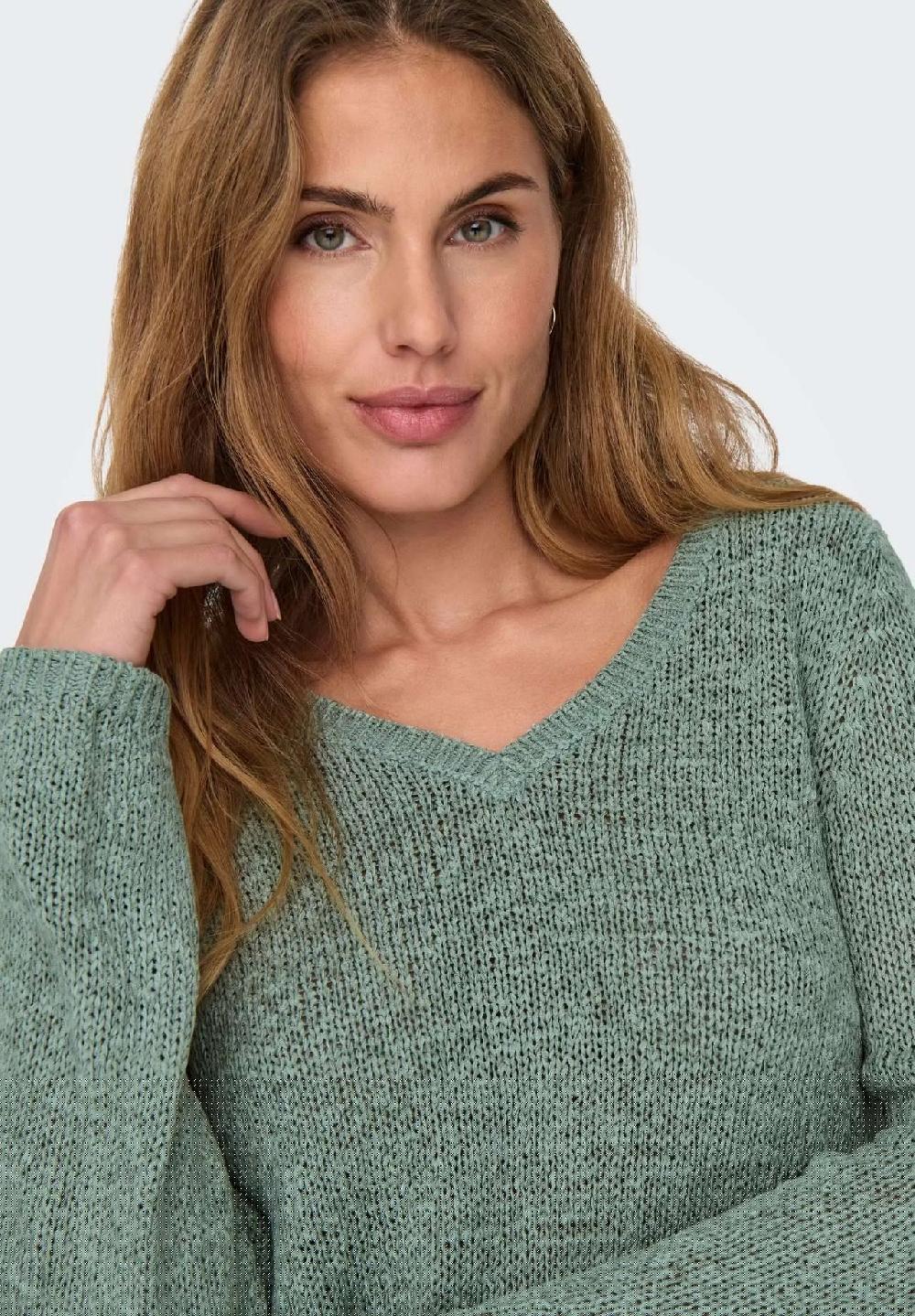 ONLY® Strickpullover V-Ausschnitt für Damen Fabrikladen