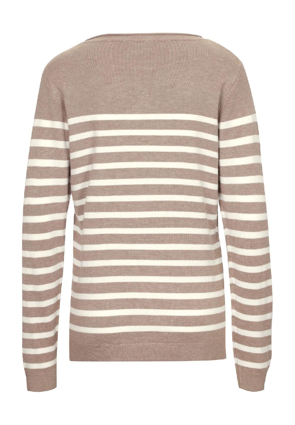 GALERIA essentials Pullover Rundhalsausschnitt Langarm Streifen für Damen zollfrei