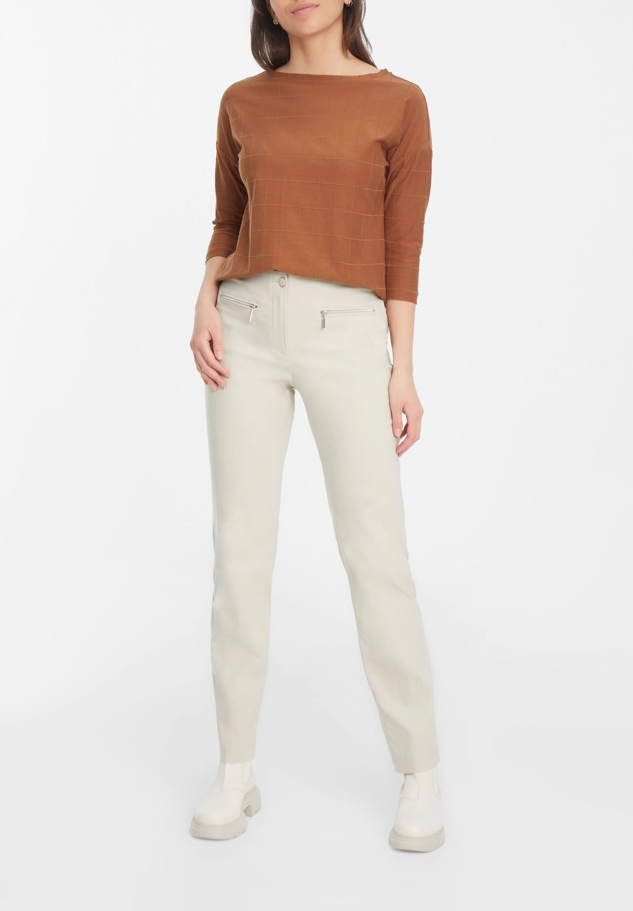 adagio Stoffhose "Tess " Reißverschlusstaschen für Damen Rabatte dieses Monats