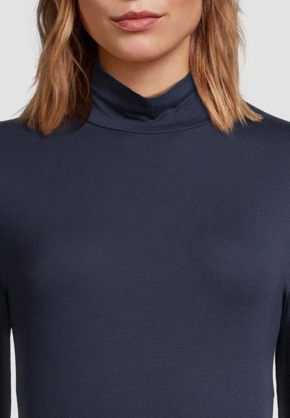 MANGUUN collection Langarmshirt Stehkragen für Damen Fabrikverkauf