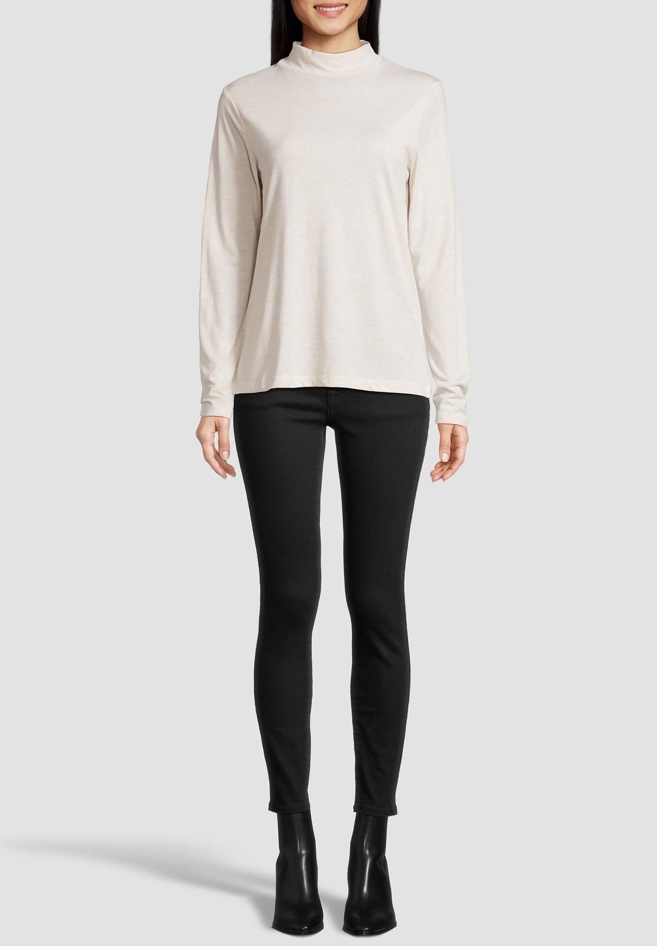 MANGUUN collection Langarmshirt Stehkragen für Damen Blitzverkäufe
