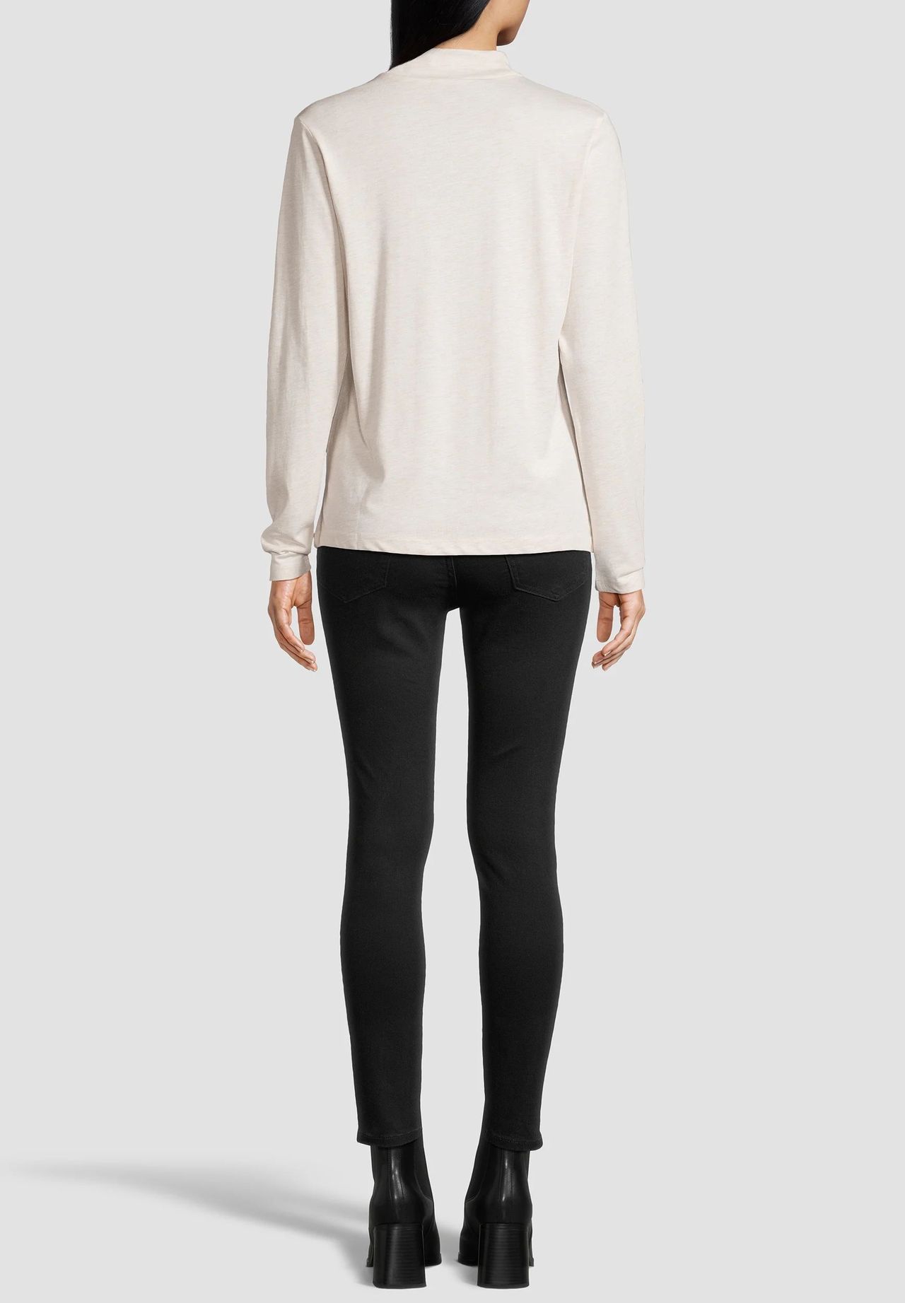 MANGUUN collection Langarmshirt Stehkragen für Damen Blitzverkäufe