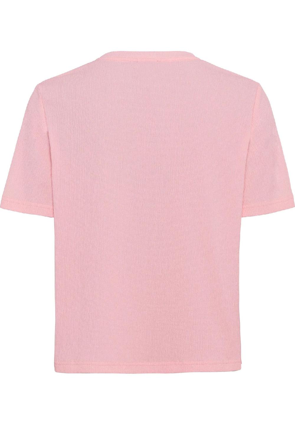MANGUUN collection Shirt Rundhals-Ausschnitt strukturierte Optik für Damen Fabrikpreis