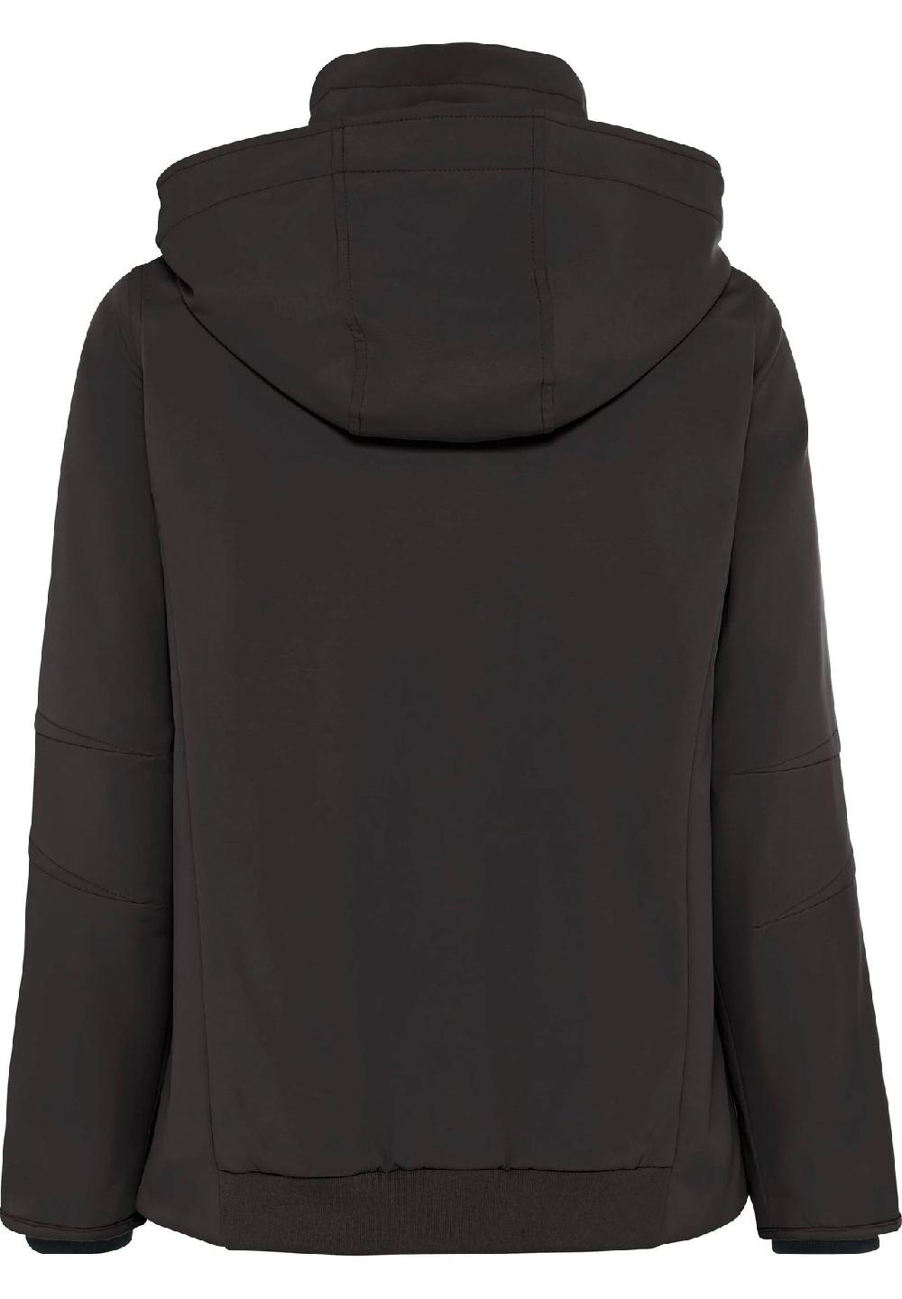 MANGUUN Übergangsjacke Kapuze Reißverschlusstaschen für Damen Saisonschlussverkauf