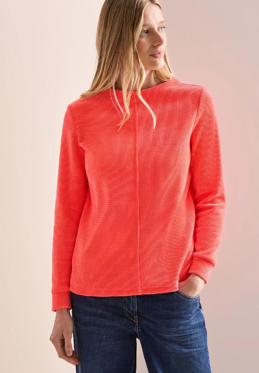 CECIL Langarmshirt Ziernähte für Damen Günstiger Verkauf