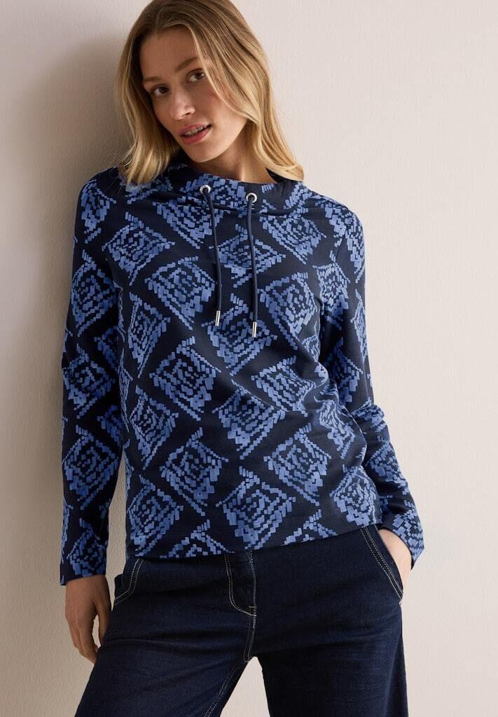 CECIL Langarmshirt Stehkragen für Damen Meist gekauft