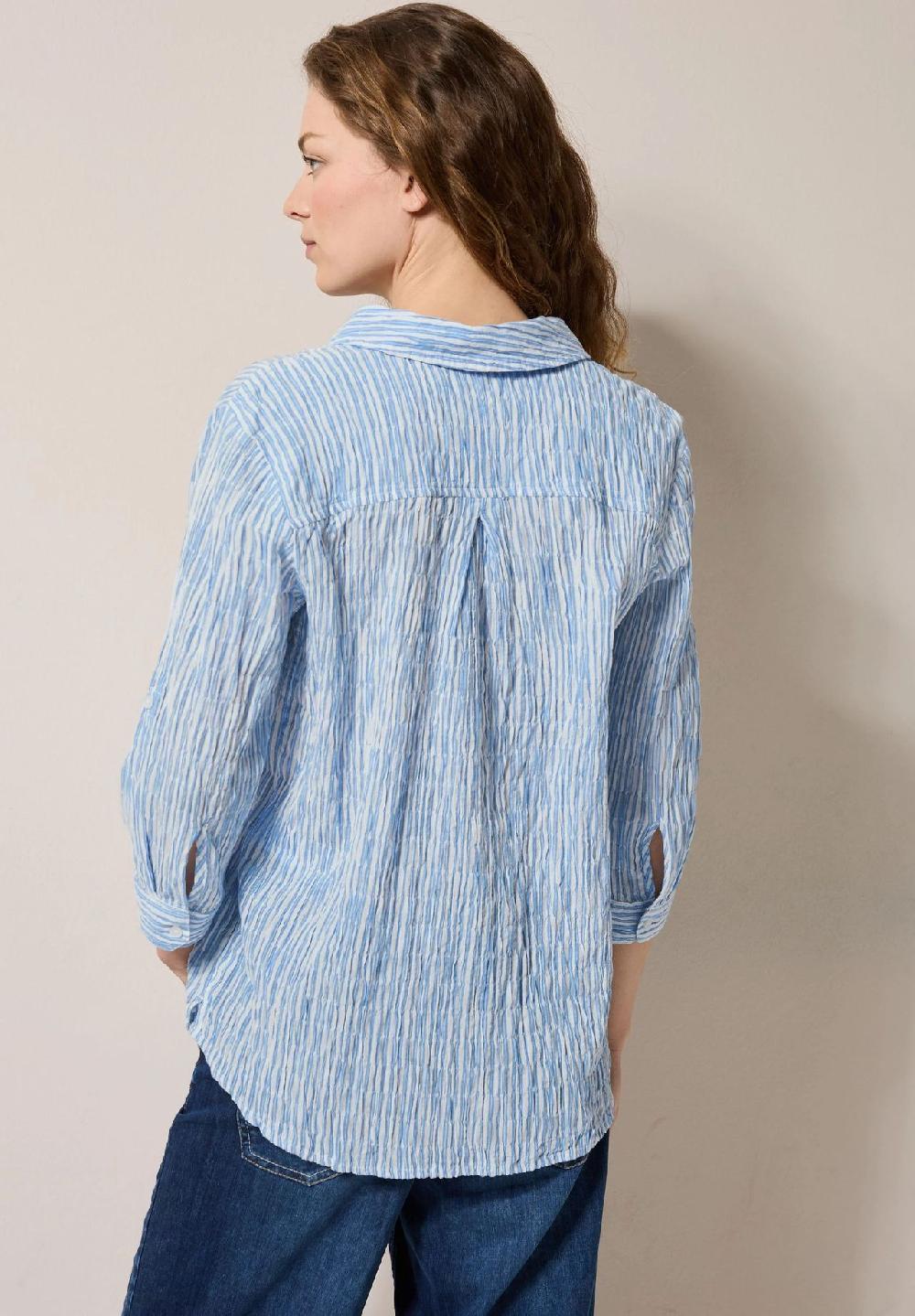 CECIL Shirtbluse "Seer" V-Ausschnitt für Damen Günstig kaufen