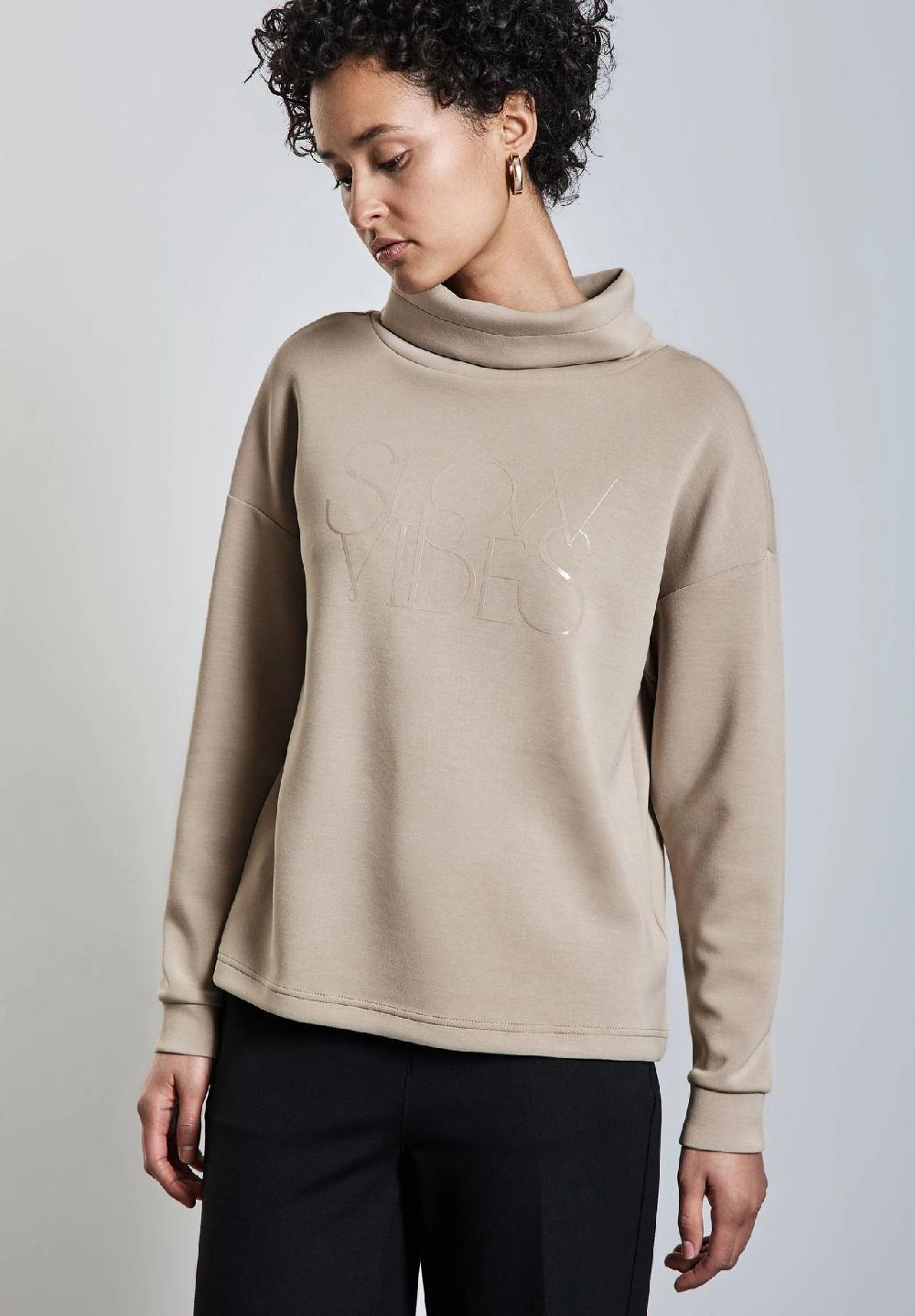 Street One Sweatshirt Schalkragen für Damen Osterangebot