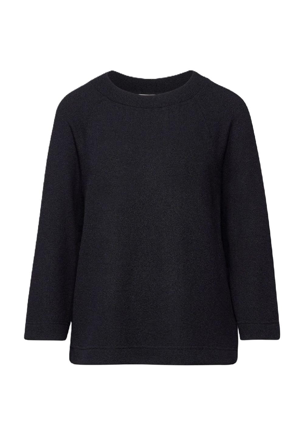 Street One Shirt 3/4-Arm U-Boot-Ausschnitt für Damen Zeitlich begrenztes Angebot