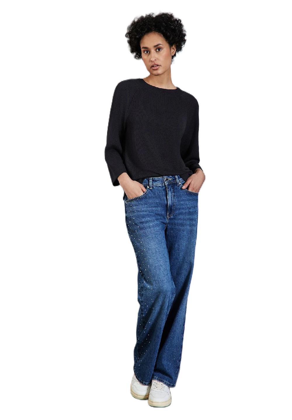 Street One Shirt 3/4-Arm U-Boot-Ausschnitt für Damen Zeitlich begrenztes Angebot