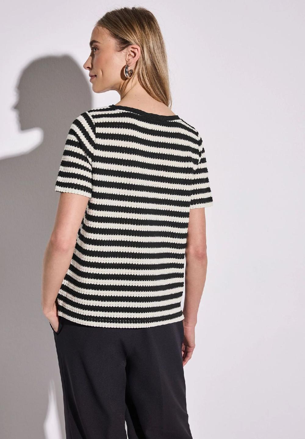 Street One T-Shirt gerader Schnitt Rundhals für Damen Super Sparpreis