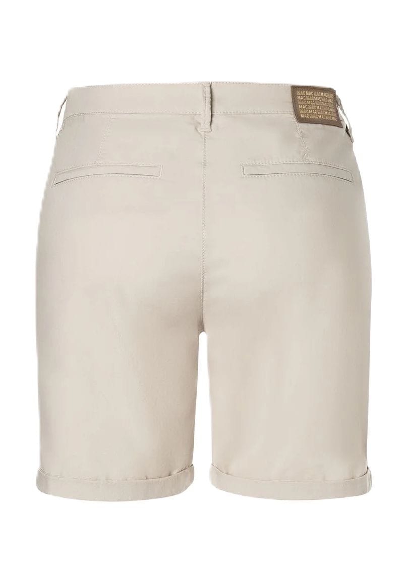 MAC Chino-Shorts Saumumschlag Paspeltaschen für Damen Weihnachtsangebot