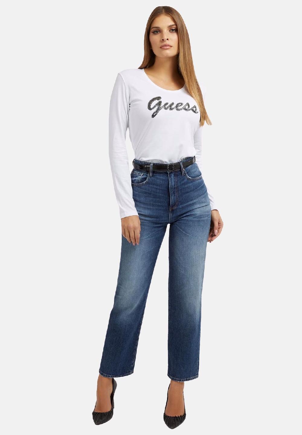 GUESS Longsleeve ADRIANA Langarmshirt Riesige Ersparnisse