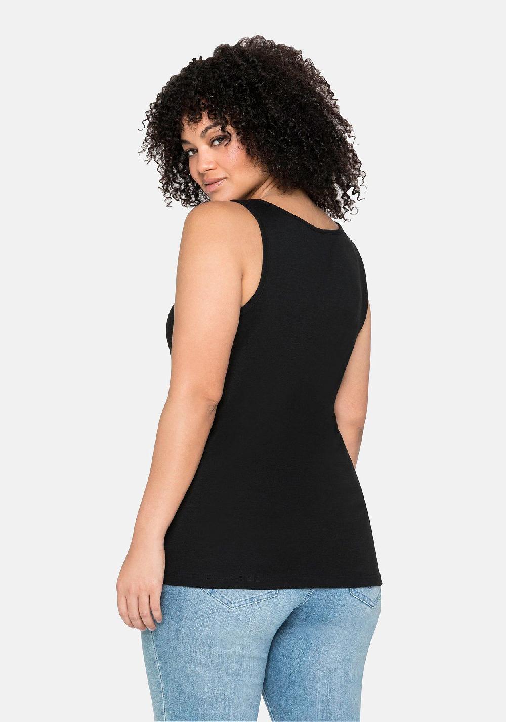 sheego Tanktop aus reiner Baumwolle Wochenangebot