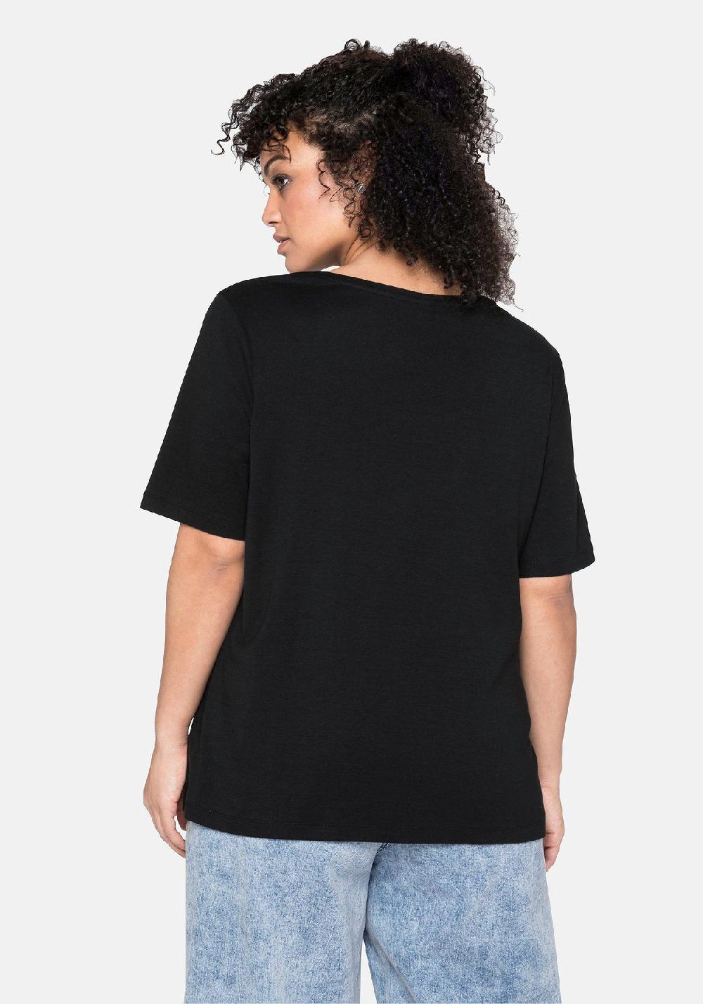 sheego T-Shirt aus reiner Baumwolle JETZT KAUFEN