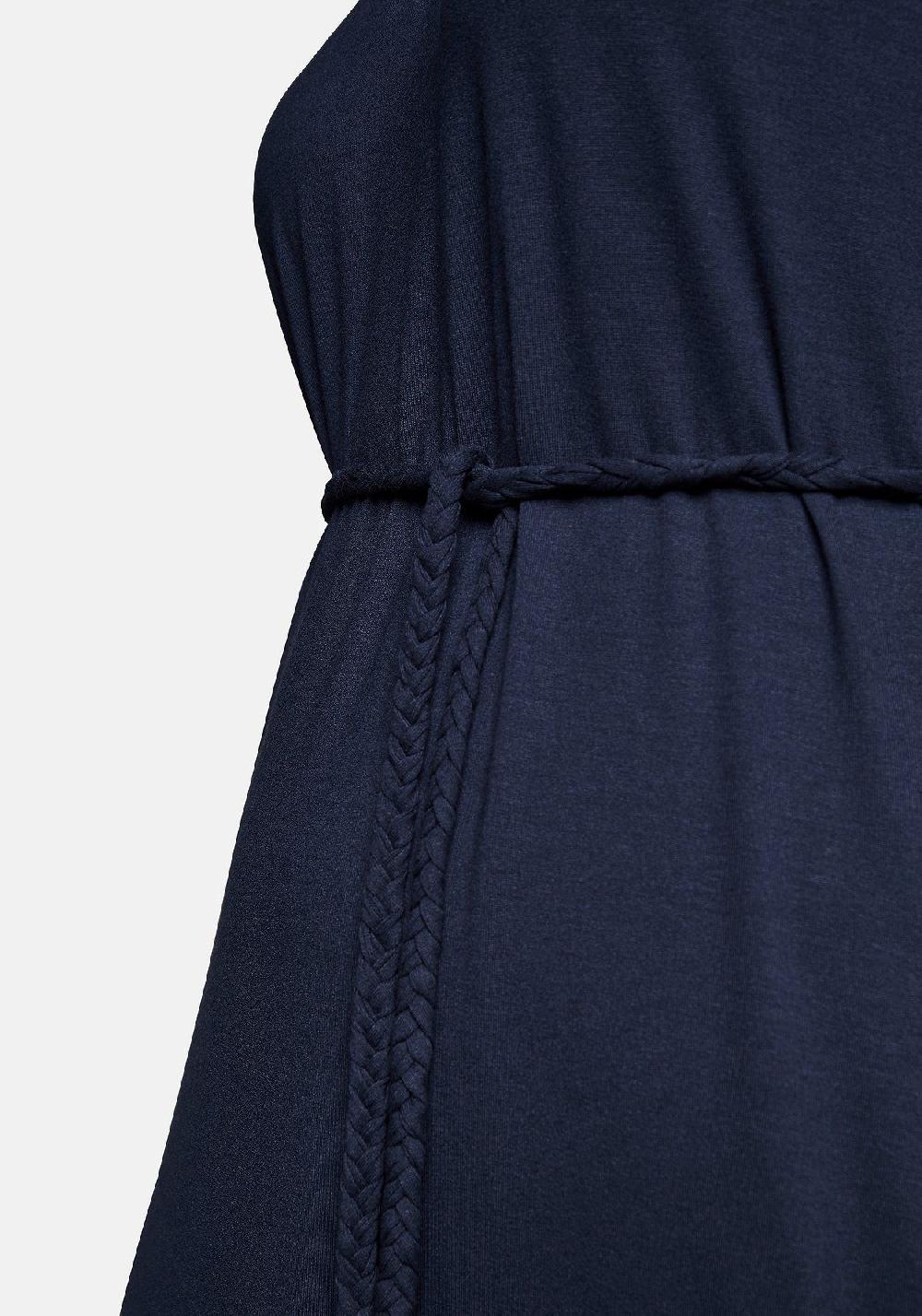 sheego Strandkleid mit Bindeband und Carmenausschnitt Letzte 2 Tage
