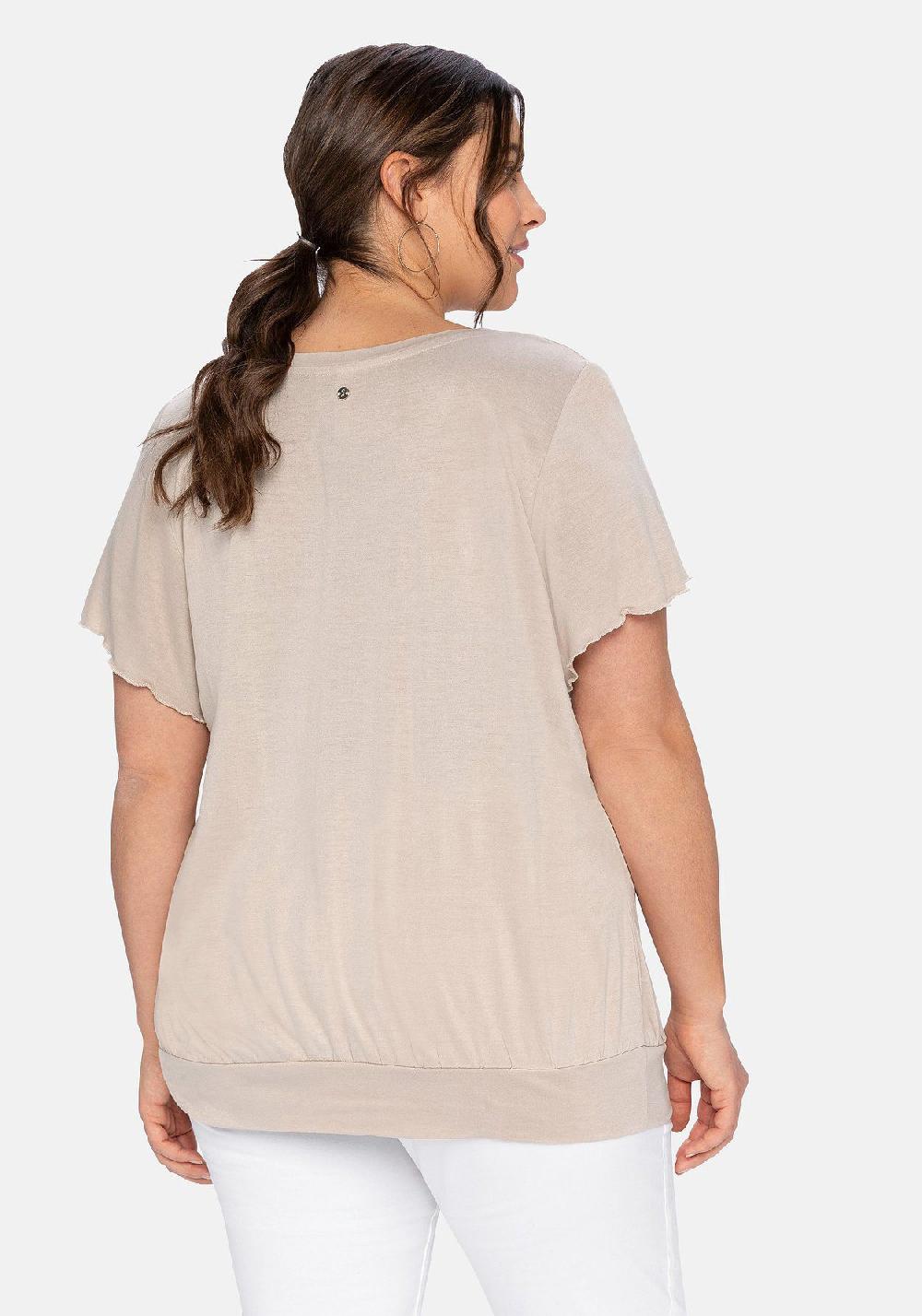 sheego T-Shirt mit Flügelärmeln Bis zu 50% Rabatt