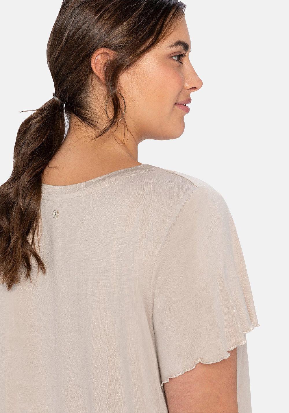 sheego T-Shirt mit Flügelärmeln Bis zu 50% Rabatt