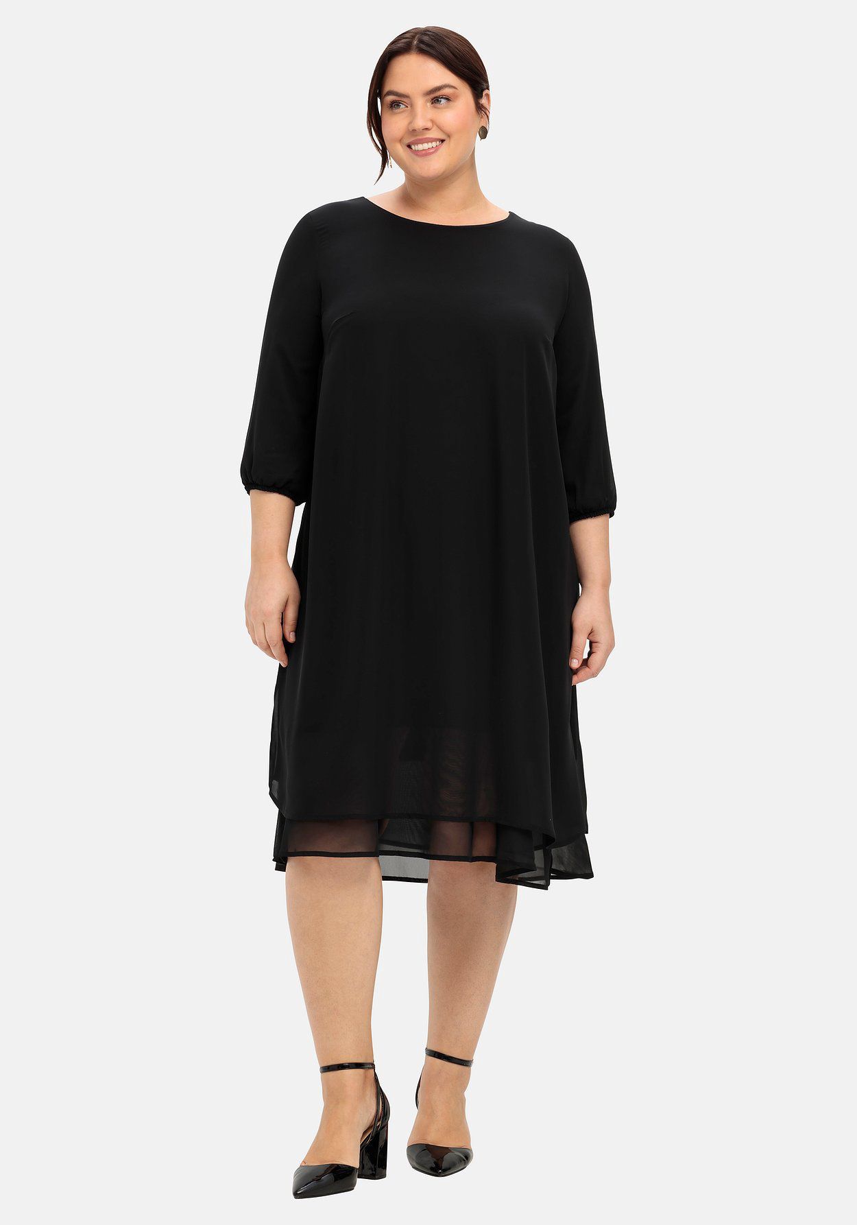 sheego Kleid in Lagen-Optik Bis zu 55% Rabatt